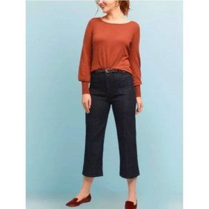 Pilcro and the Letterpress polkadot wide leg jeans, sz29